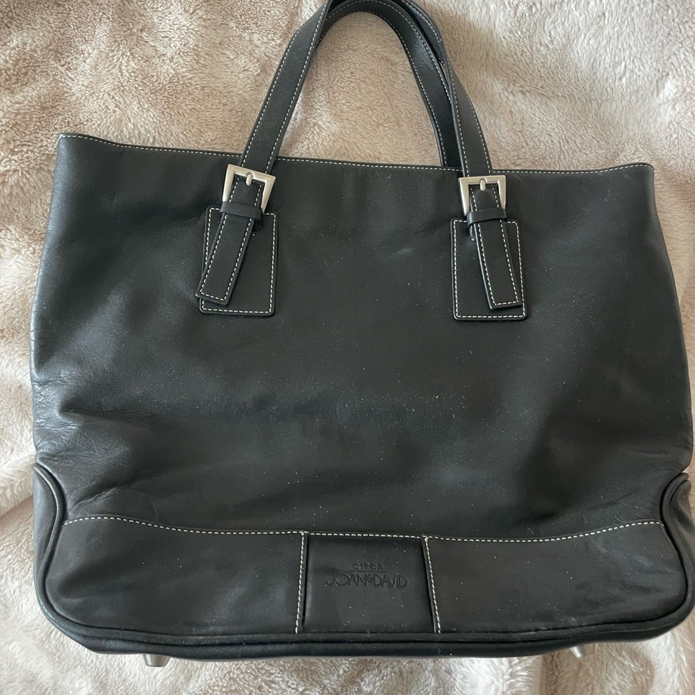 Circa Joan and David short- handled tote.
